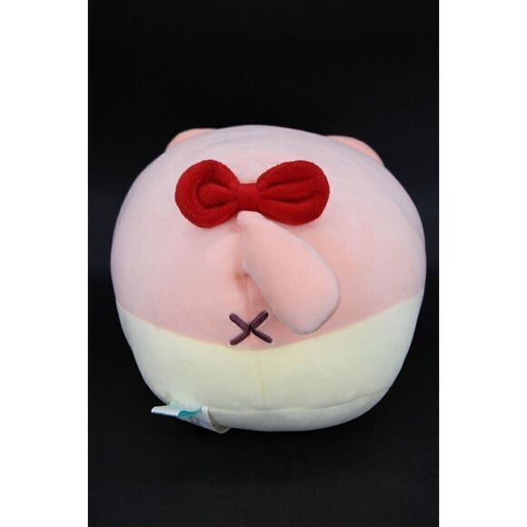 Anirollz Kittiroll Cat Plush Stuffed Animal Pink and White Red Bow Tail - Picture 4 of 6